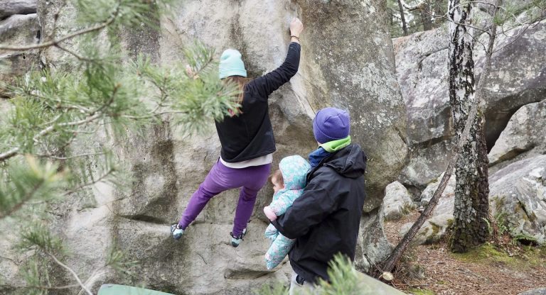 Returning to climbing after pregnancy